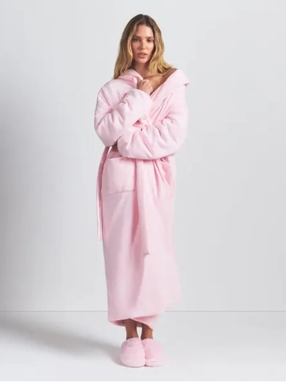 SKIMS NWT DUVET Long Robe in Cherry Blossom (2X/3X) out of stock item! So good 💕